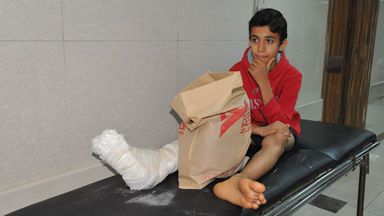 中國援助讓敘利亞兒童重新站起來